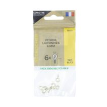 Sachet 6 pitons laitonnés 6mm - CEANOTHE
