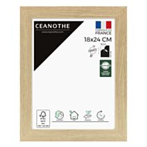 Cadre Eternel bois hêtre naturel 18x24cm - CEANOTHE