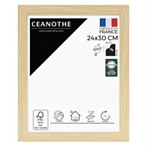 Cadre Eternel bois hêtre naturel 24x30cm - CEANOTHE