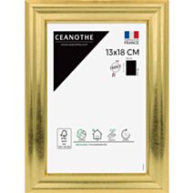 Cadre photo Julia doré 13x18cm - CEANOTHE