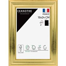 Cadre photo Julia doré 18x24cm - CEANOTHE