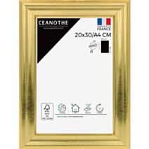 Cadre photo Julia doré 20x30cm / A4 - CEANOTHE