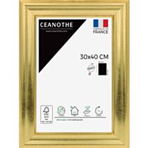 Cadre photo Julia doré 30x40cm - CEANOTHE