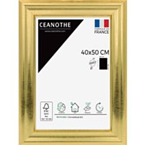 Cadre photo Julia doré 40x50cm - CEANOTHE