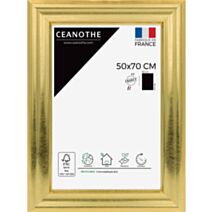 Cadre photo Julia doré 50x70cm - CEANOTHE