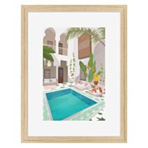 Image encadrée Riad bohème 30x40cm - CEANOTHE