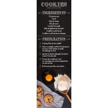 Toile Suspendue Recette Cookies 30x97cm