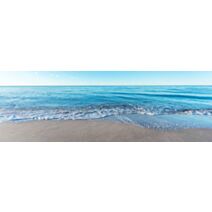 Tableau sur toile blue sea 30x97cm
