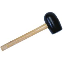 Maillet de pose en caoutchouc noir diamètre 60 mm