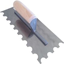 Platoir à colle denture 1/2 lune 10 mm