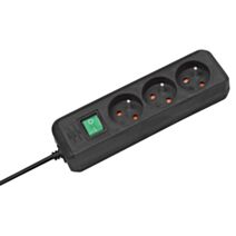 Multiprise 3 prises Eco-Line + interrupteur - BRENNENSTUHL