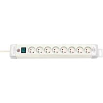 Multiprise premium-plus blanche 8 prises - BRENNENSTUHL