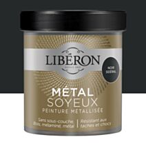 Peinture métal soyeux noir Sidéral 0,5L - LIBERON