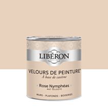 Peinture multisupport velours rose nymphéas 0,5L - LIBERON