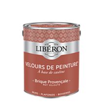 Peinture murale Velours brique provençale 2,5 L - LIBERON