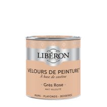 Peinture Murale Velours Grès Rose 0,5L - LIBERON