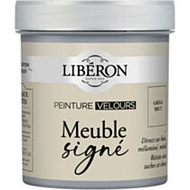 Peinture meuble velours grège brut 500ml - LIBERON