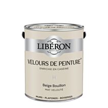 Peinture Velours de peinture - Beige Bouillon 2,5L - LIBERON