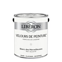 Peinture Velours de peinture - Blanc des Merveilleuses 2,5L - LIBERON