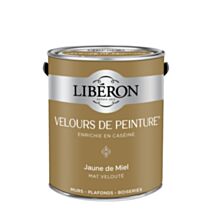 Peinture Velours de peinture - Jaune de Miel 2,5L - LIBERON