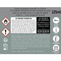 Vernis de retouche acajou 125 mL - LIBERON