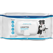 Lingettes nettoyantes chien chat x100