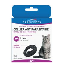 Collier insecticide chat 8 mois contre les puces