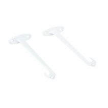 support pour tablette horizontaux laqués blanc - PRADEL