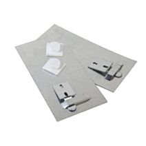 Kit de deux plaques de fixations adhésives pour miroirs - PRADEL