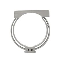 Collier à bride pour descente de gouttière Ø 80 grise