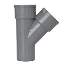 CULOTTE PVC 45° MALE-FEMELLE Ø 40