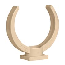 COLLIER LYRE PVC GOUTTIÈRE D50MM SABLE 