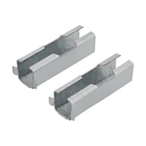 2 fourreaux acier 7x8mm - CHAINEY