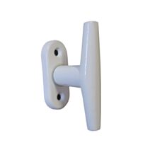 Crémone anémone alu blanc pour fenêtre - CHAINEY