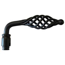 Béquille porte/portail fer forgé noir - CHAINEY