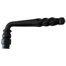 Béquille porte/portail simple fer forgé noir - CHAINEY