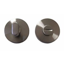 Set de 2 rosaces ronde à verrou inox Ø50 mm - CHAINEY