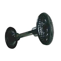 Bouton olive marguerite alu noir - CHAINEY