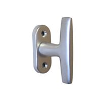 Bouton fenêtre alu argent - CHAINEY