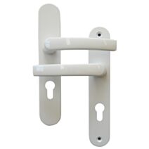 Poignées de porte à cylindre Petra entraxe 195mm Blanc - CHAINEY