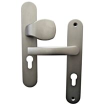 Poignées de porte à cylindre palière Petra Inox entraxe 195mm - CHAINEY