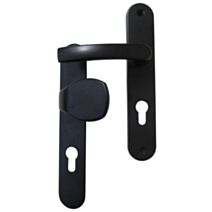 Poignées de porte à cylindre palière Petra entraxe 195mm Noir - CHAINEY