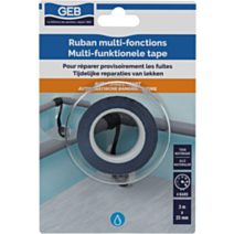 Ruban multifonction 25 mm x 3 m sous blister - GEB