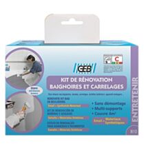 KIT RENOVATION BAIGNOIRES ET CARRELAGES 