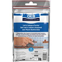 2 Tampons Laine d'Acier - GEB