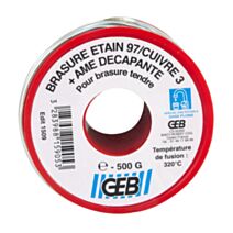 BRASURE ETAIN CUIVRE AME DECAPANTE
