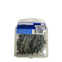 Pointes tête homme en acier L.30mm ø1,5mm 500g
