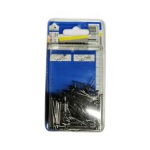 Pointes tête homme en acier L.30mm ø1,5mm 120g