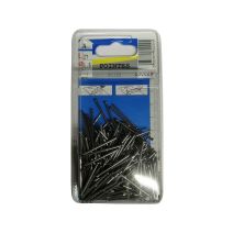 Pointes tête homme en acier L.27mm ø1,5mm 130g