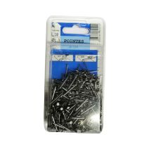 Pointes tête plate acier L18 ø1,3mm